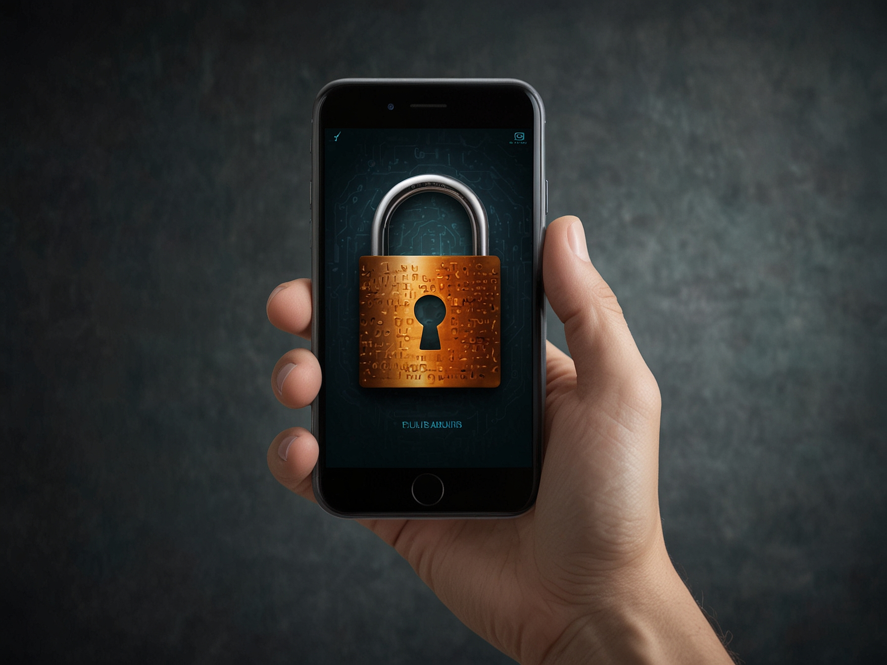 Secure login screen